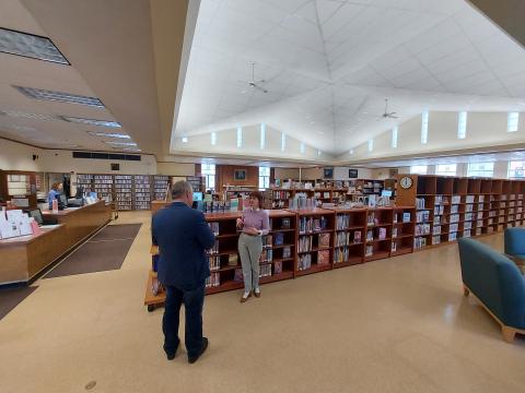 Legislator Malczewski tours local libraries