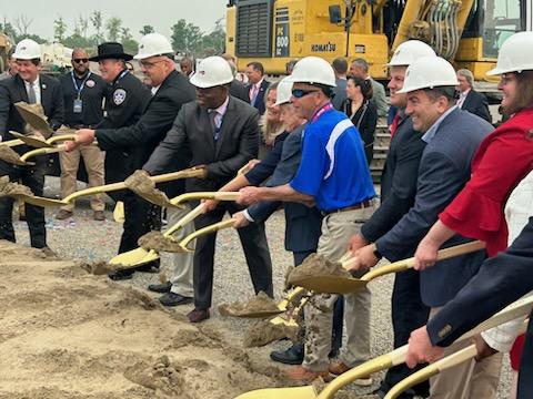 Erie County Legislators participate in groundbreaking ceremonies