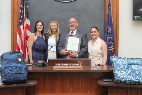 Legislator Greene honors Hope Tote founders as Citizens of the Month