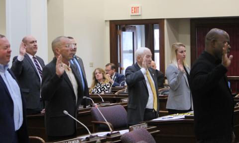 Erie County Legislators Take Oath of Office 