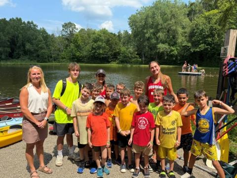 Legislator Lori Visits Camp Ska-No-Ka-San, operated by the East Aurora Boys & Girls Club 
