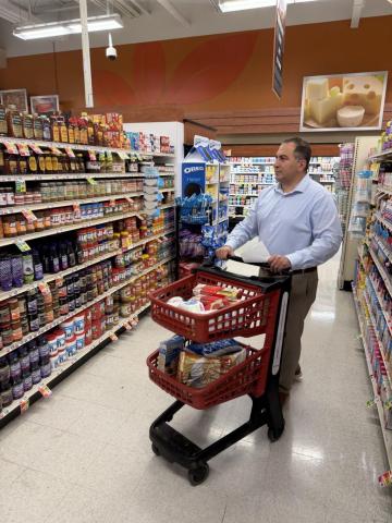 Legislator Todaro contributes to inaugural food drive