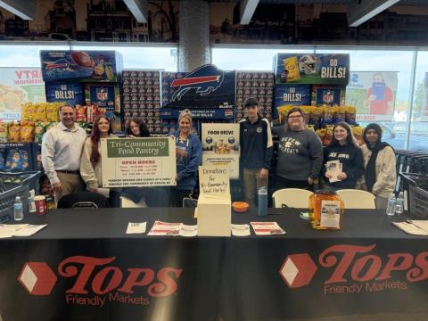 Legislator Todaro participates in inaugural food drive