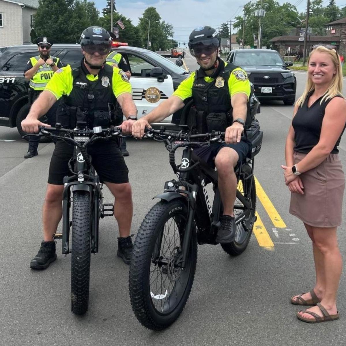 West Seneca Police Department Purchases two electric bicycles thanks to funding secured by Legislator Lorigo in 2025 Erie County budget