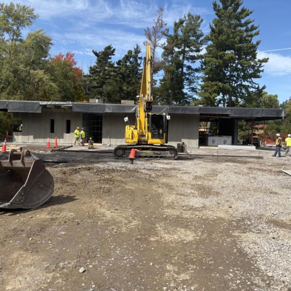 Legislator Mills Visits Greycliff Visitor Center Construction Site