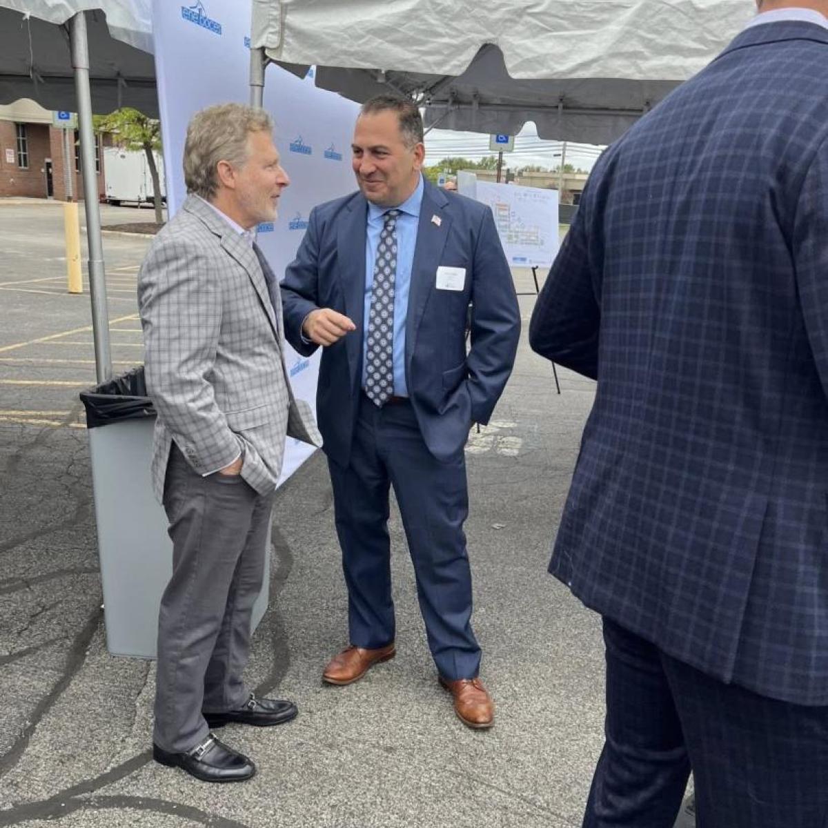 Legislator Todaro Helps Break Ground on Erie 1 Expansion