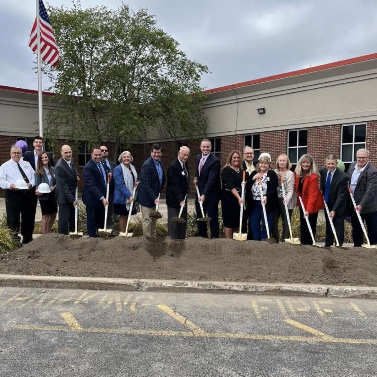 Legislator Todaro Helps Break Ground on Erie 1 Expansion