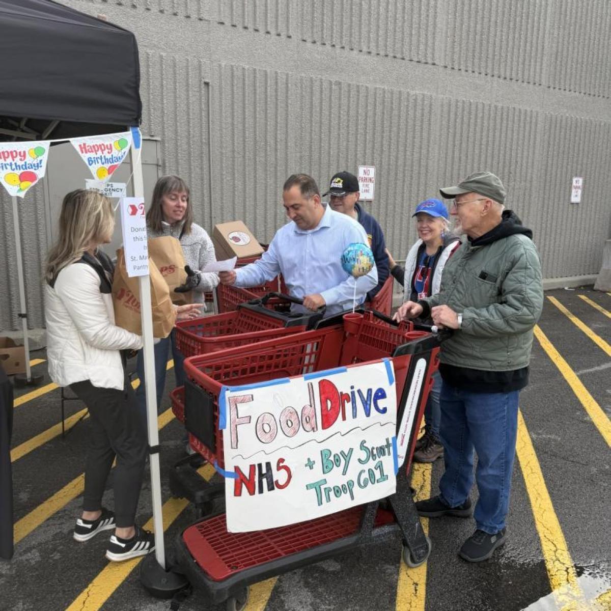 Legislator Todaro participates in Inaugural Audrey Hamernik Memorial Lancaster/Depew Community Food Drive