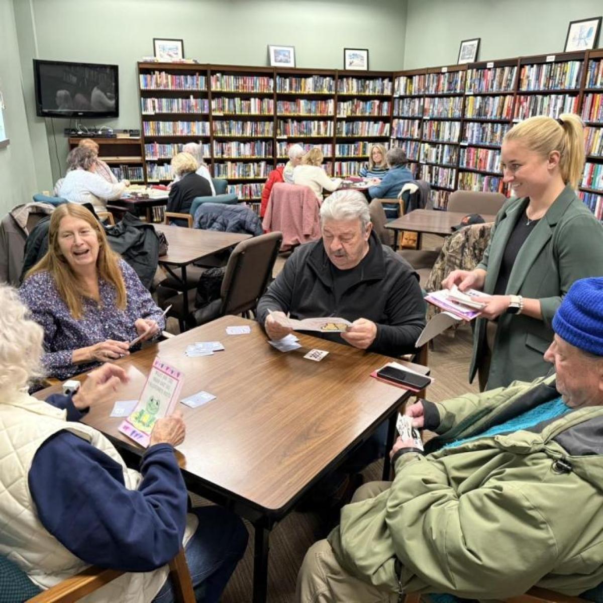 Legislator Lorigo Delivers Valentines to Seniors