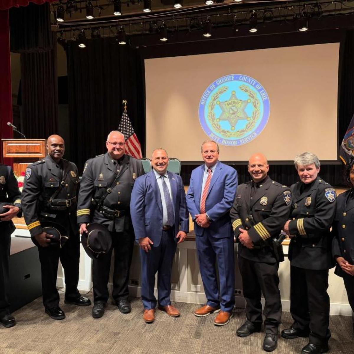 Legislator Todaro Attends Erie County Sherif's Office Corrections Academy graduation