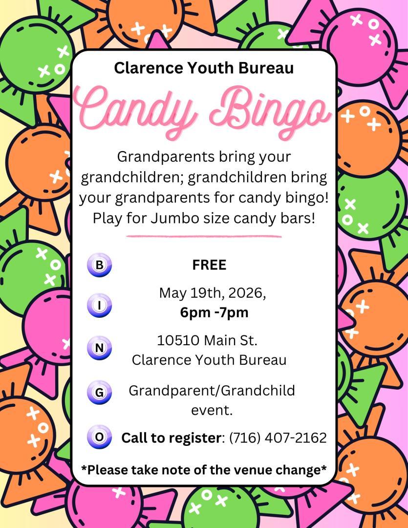 Candy Bingo May 19, 2026