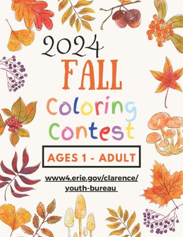 2024 Youth Bureau Fall Coloring Contest