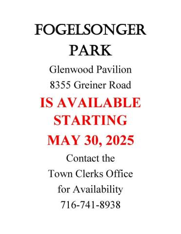 Fogelsonger Park Pavilion 2025