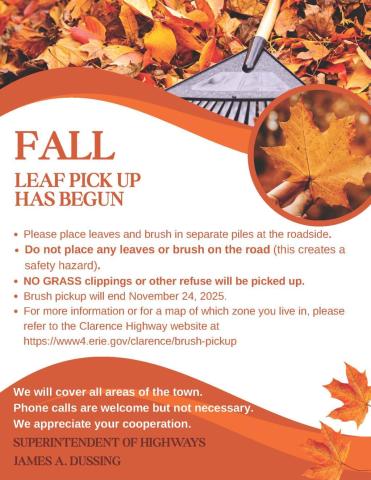Leaf Pick-up 2025