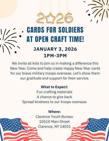 Open Craft Cards for Soldiers