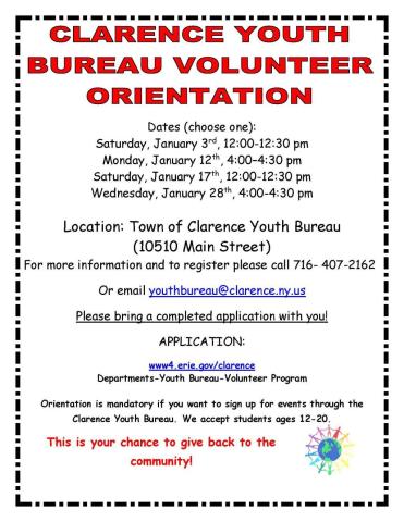 Youth Orientation January 2026