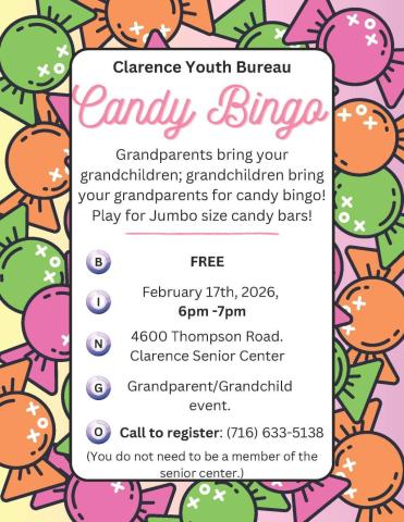 Candy Bingo Feb 17, 2026