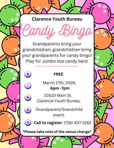 Candy Bingo March 17, 2026