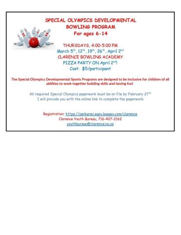 Special Olympics Bowling