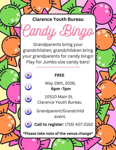 Candy Bingo May 19, 2026