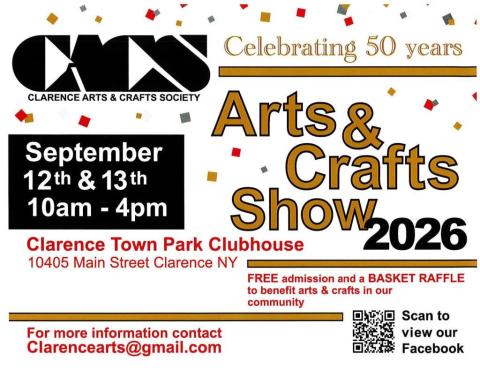 Clarence Arts and Crafts Fall Show 2026