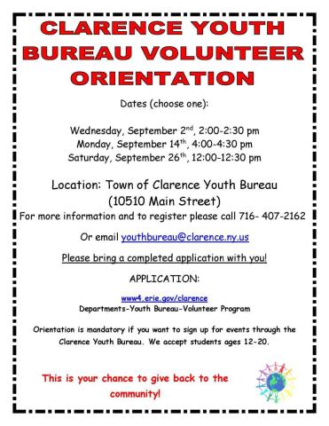 Orientation Flyer September 2026