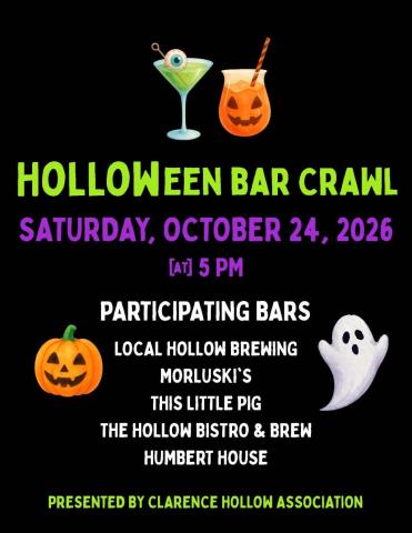 Holloween Bar Crawl 2026
