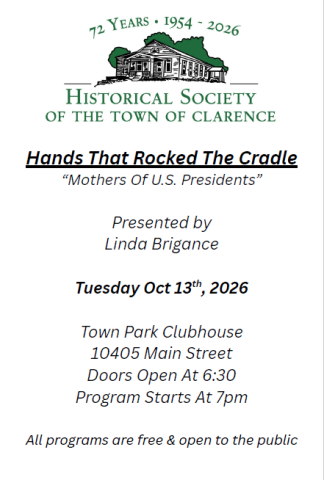 October 2026 Program Hands that Rocked the Cradle