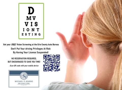 Kearns stated, "Per the NYS DMV, this type of suspension will remain open on the driving record until the motorist submits the acceptable proof of the eye exam.  The suspension will be cleared once acceptable action has been completed by the motorist.