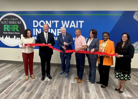 Grand Re-Opening of the Erie County Auto Bureau located in the Urbandale Plaza in Depew