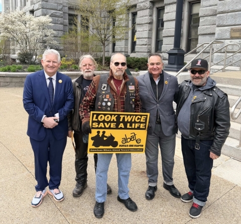 Proud to attend ABATE of WNY’s 36th Annual Motorcycle Awareness & Safety Ride, with my colleagues in government. Riding season is here—please stay alert, watch for motorcycles, and share Erie County’s roads safely.