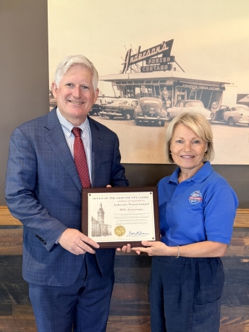 ERIE COUNTY CLERK KEARNS CELEBRATES ANDERSON’S FROZEN CUSTARD FOR 80 YEARS OF SERVICE