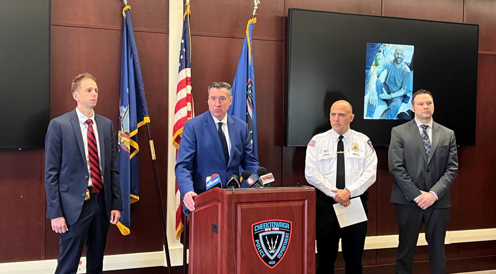 DA, Cheektowaga Police Announce Indictment of Teenager Accused of Injuring Officer Blackchief