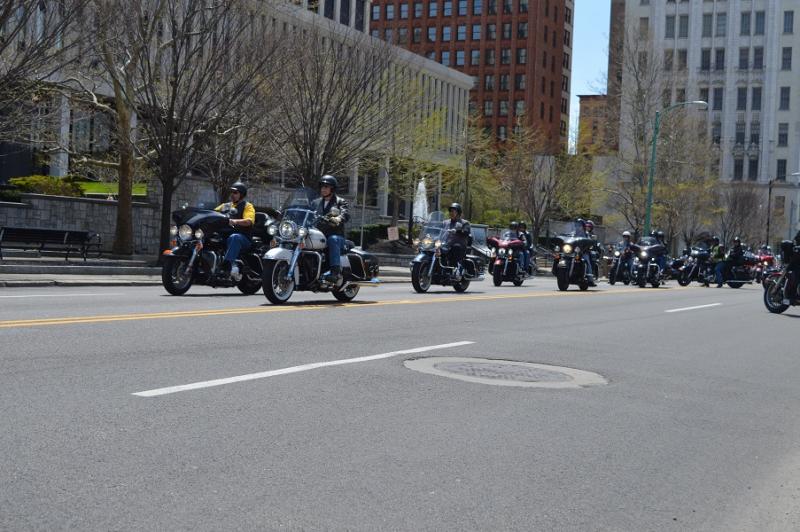 Motorcycle ride begins