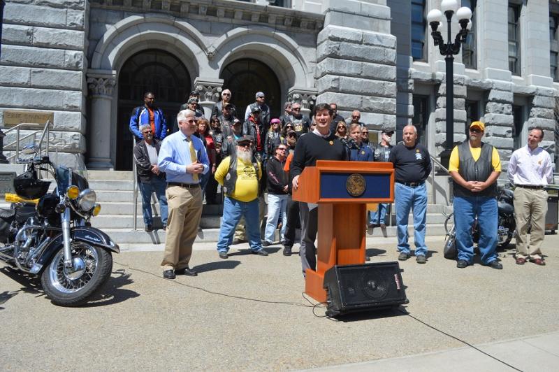 Motorcycle safety press conference