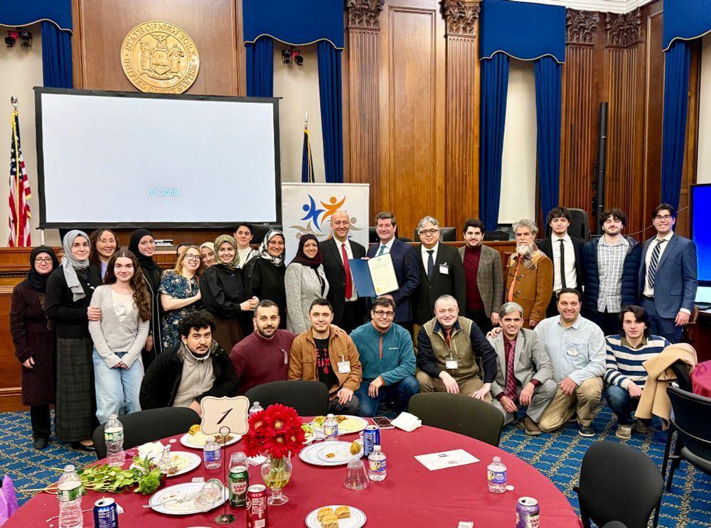 Buffalo United for Peace dinner at Old County Hall