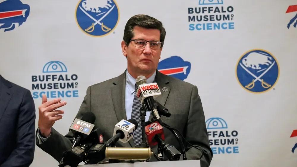 Buffalo Museum of Science press conference in March 2026