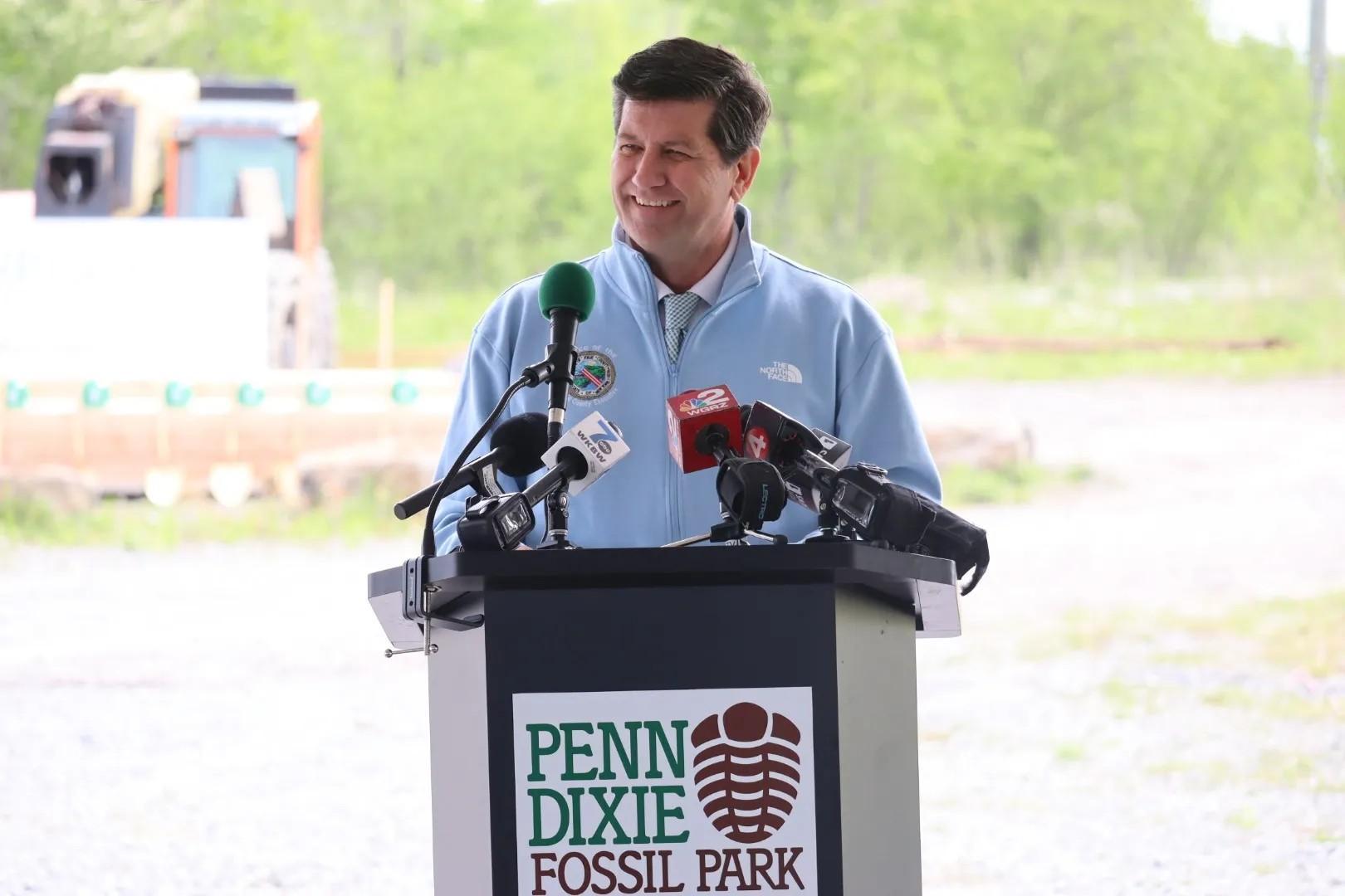 Penn Dixie Site groundbreaking ceremony