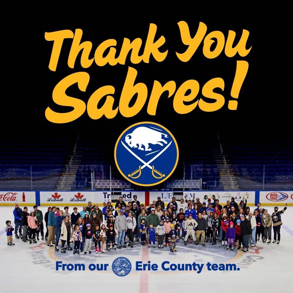 Thank you to the Buffalo Sabres