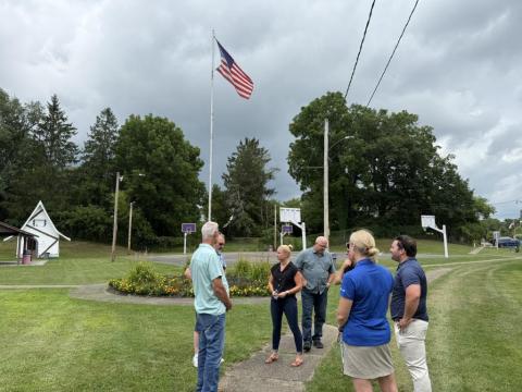 Legislator Lorigo Visits Springville Youth Incorporated to hear more about the services they provide and their planned expansion