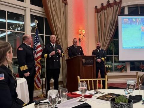 Legislator Lorigo Attends Jamison Road Fire Company Installation