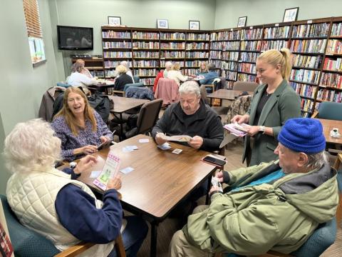Legislator Lorigo delivers valentines to seniors