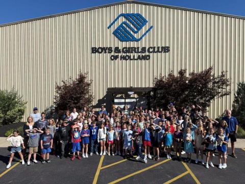Legislator Lorigo with Boys and Girls Club of Holland
