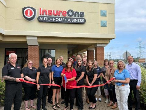 Legislator Lorigo at InsureOne West Seneca Ribbon-cutting