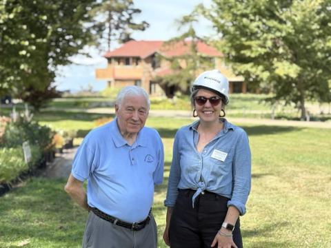 Legislator Mills Visits Greycliff Visitors Center