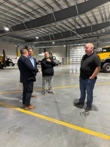 Legislator Todaro Tours Erie County's New Highway Barn in Lancaster